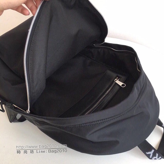 Burberry專櫃新款雙肩包 巴寶莉新款黑色尼龍雙肩包  db1068